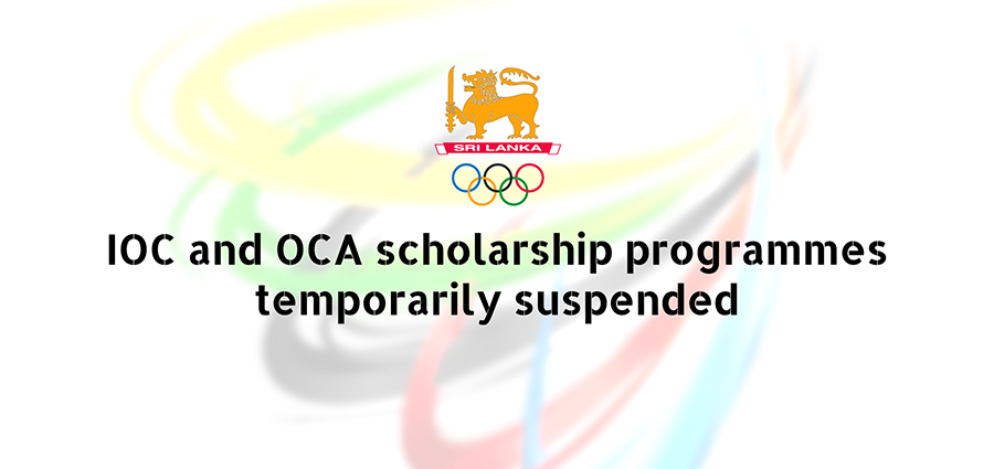 IOC and OCA Temporarily Suspend Scholarship Programs for Sri Lanka