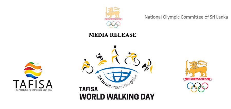 National Olympic Committee of Sri Lanka joins TAFISA World Walking Day - 24 Hours Around the Globe